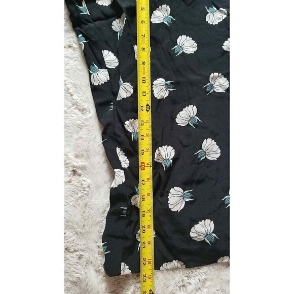 Ann Taylor Loft Floral Multicolor Sleeveless Jumpsuit Ruffle Straps Size 6 - Picture 10 of 12
